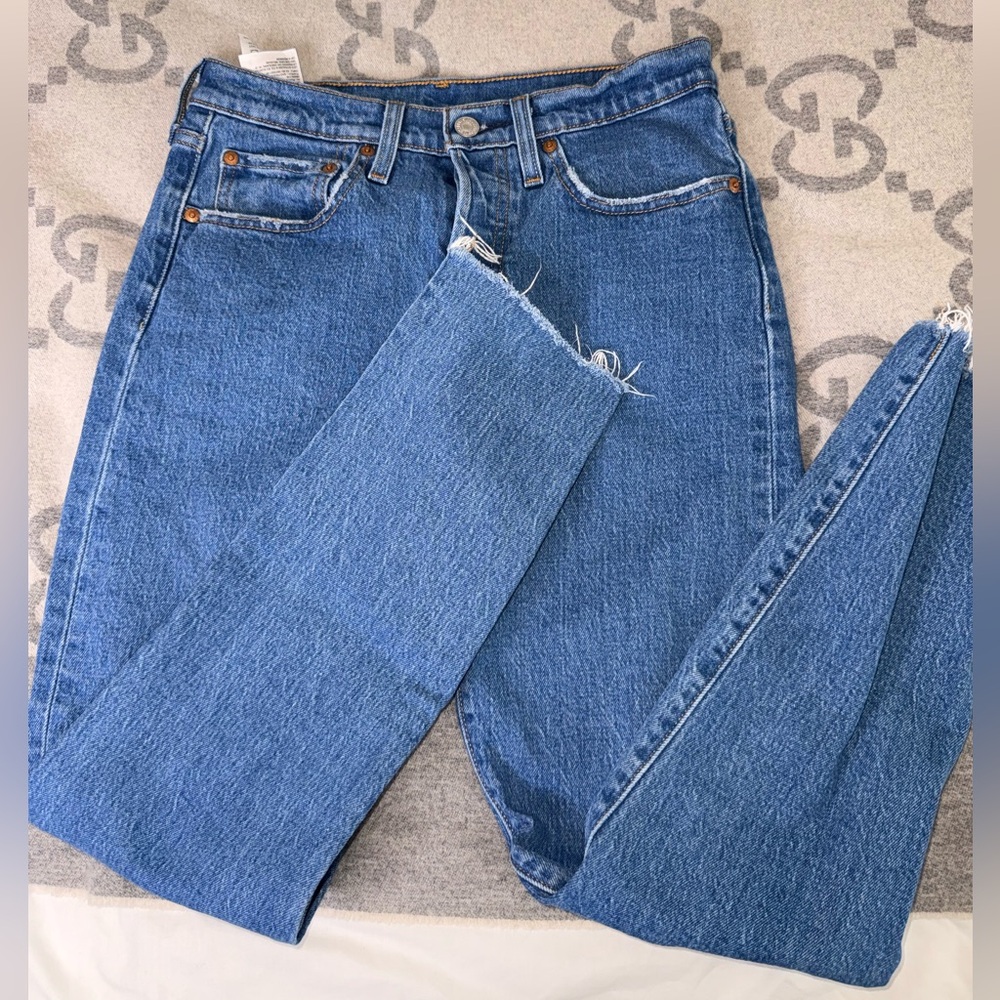 Levi's Blue Straight Leg Women's Jeans